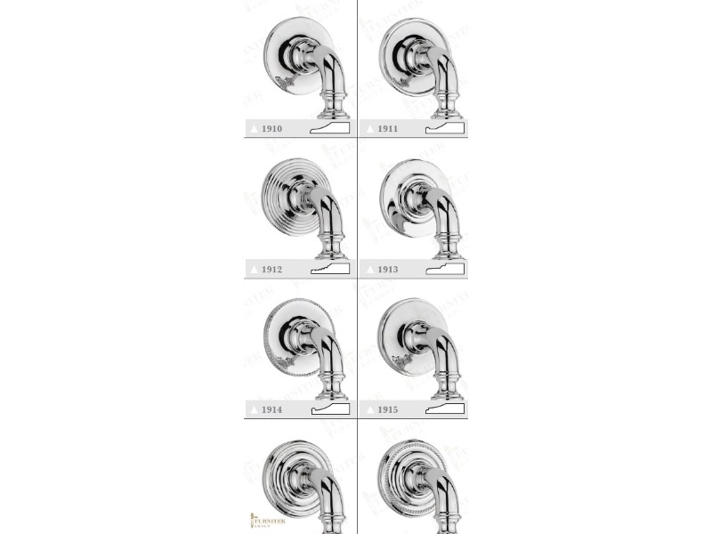 Дверная ручка-скоба Frank Allart 1911  хром