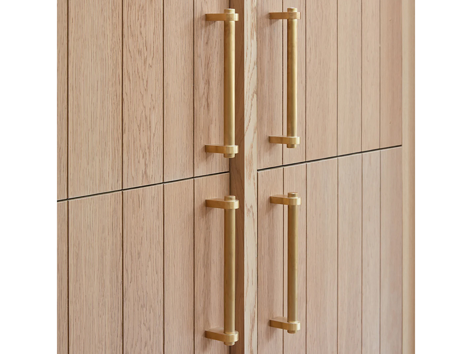 Мебельная ручка-скоба Armac Martin Arbar 152мм матовая латунь