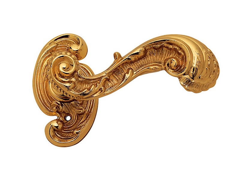 Дверная ручка на розетке Enrico Cassina ADELAIDE C06715 латунь