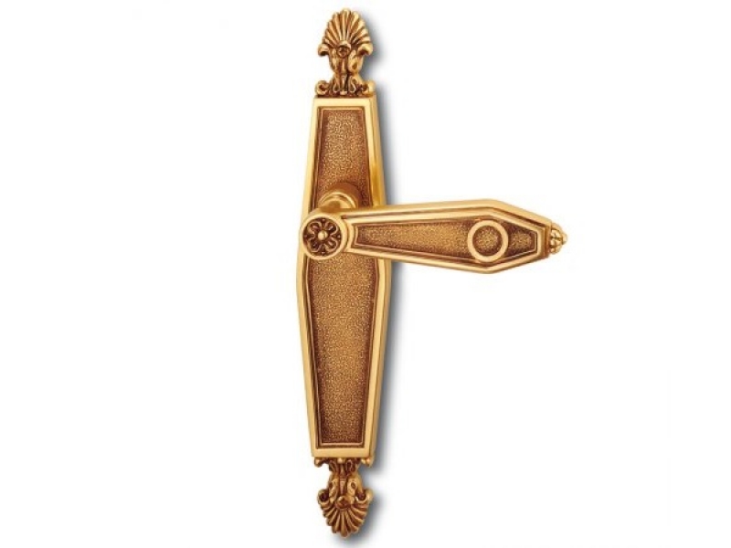 Дверная ручка на планке Salice Paolo ATENE 3019/3116 французское золото