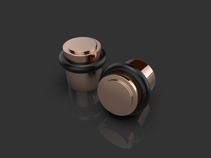 Дверной ограничитель Oliver Knights Anthony DS полированная медь