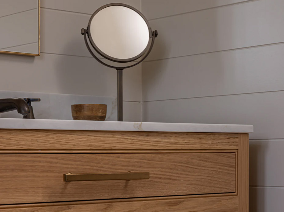 Мебельная ручка-скоба Armac Martin Rotunda 160 мм матовая латунь