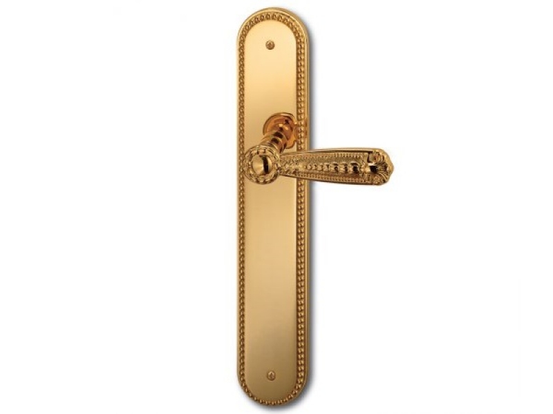 Дверная ручка на планке Salice Paolo CADICE 3006/A полированная латунь