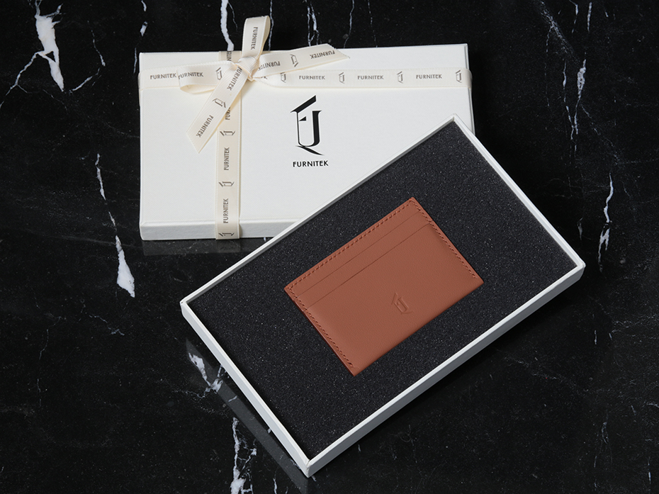 Картхолдер кожаный FURNITEK модель FG-04100111 в подарочной коробке