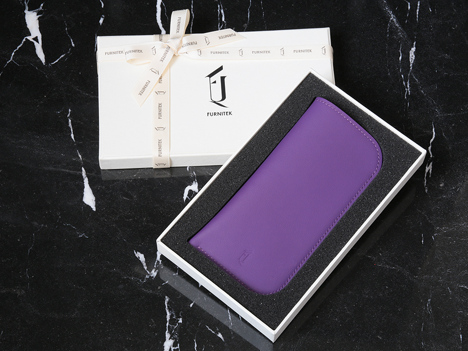 Футляр кожаный для очков FURNITEK FG-0102000 в подарочной коробке