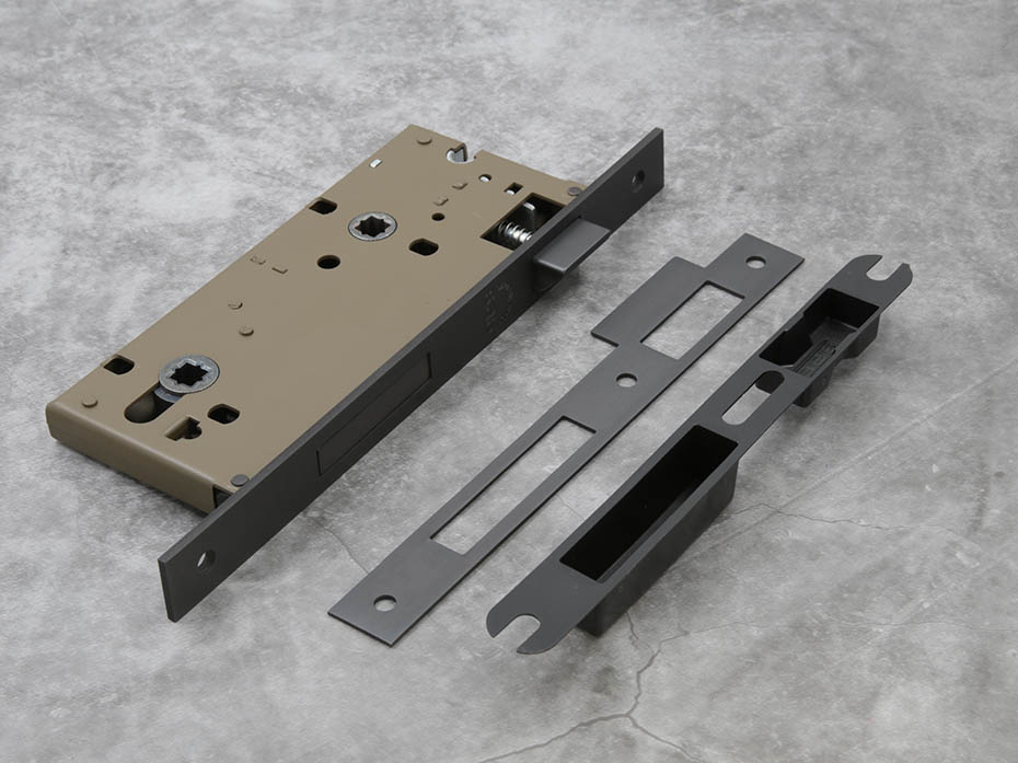 Замок дверной SAB 032168550 под завертку WC чёрный