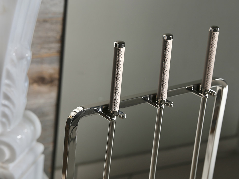 Каминный набор FURNITEK FG-05018 полированный никель