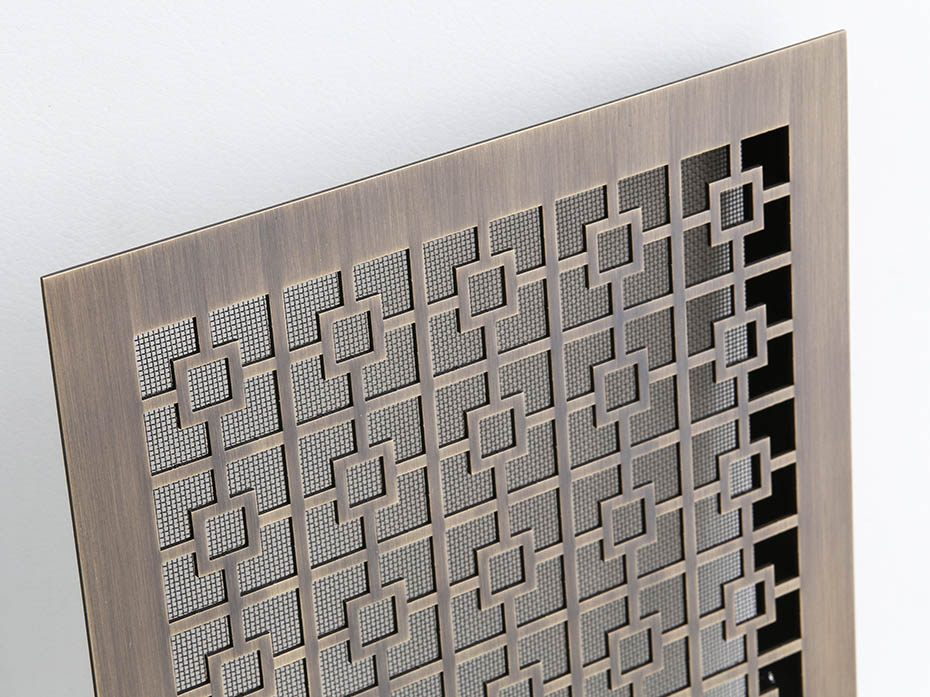 Решетка латунная Furnitek fg-30001 бронза