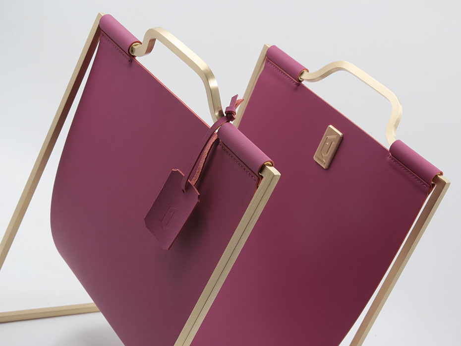 Подставка под сумки FG-173 матовая латунь