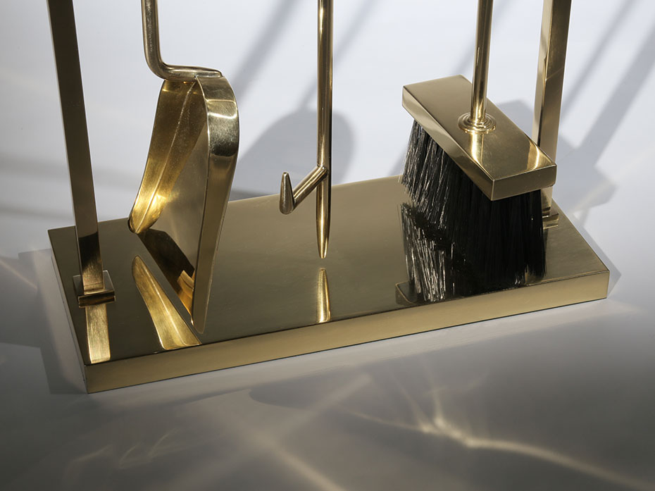 Каминный набор FURNITEK FG-05010 полированная латунь