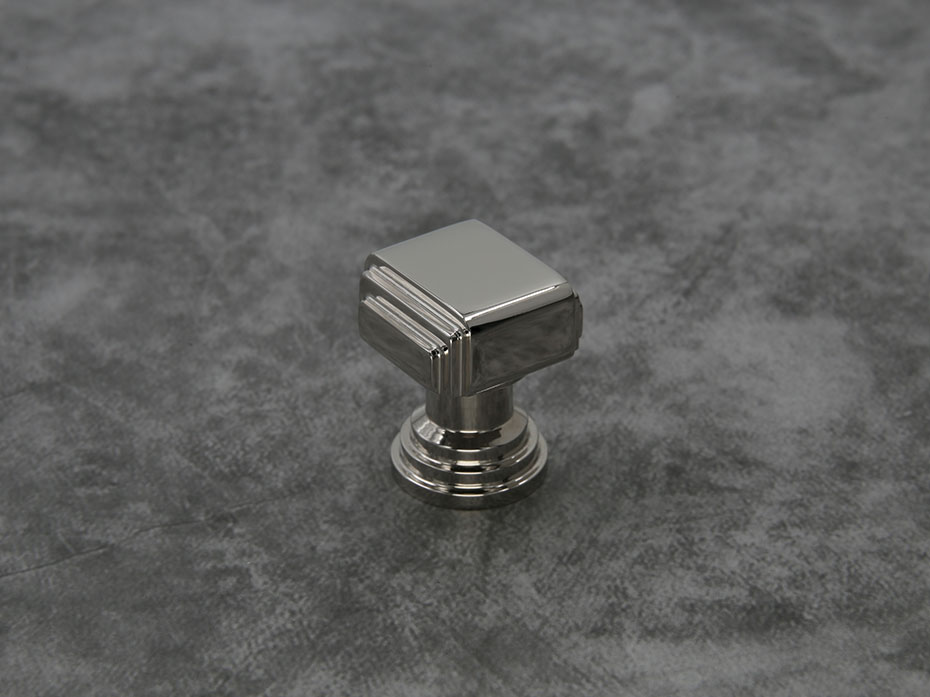 Мебельная ручка кнопка Oliver Knights CH Amr 25мм полированный никель