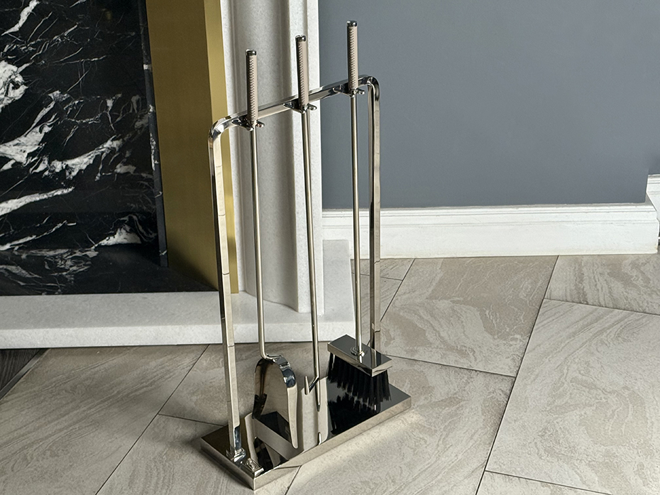 Каминный набор FURNITEK FG-05018 полированный никель