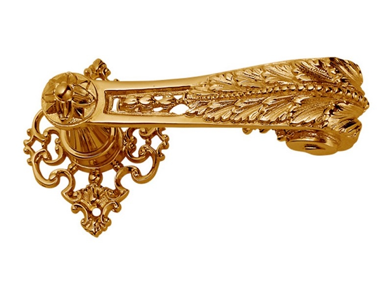 Дверная ручка на розетке Enrico Cassina MARIE-ANTOINETTE C01615 золото