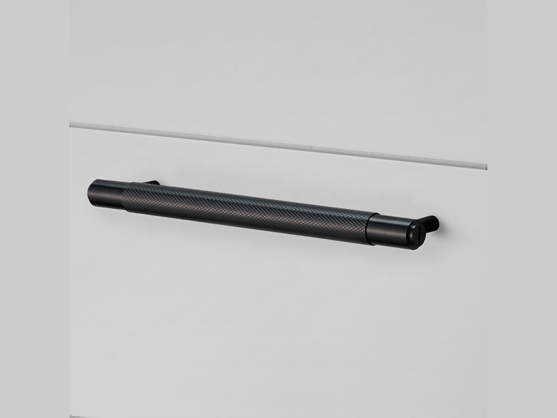 Ручка скоба мебельная Buster & Punch UK-PB-H-BL чернёная латунь