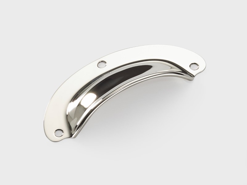 Мебельная ручка-ракушка Armac Martin 269 полированный никель