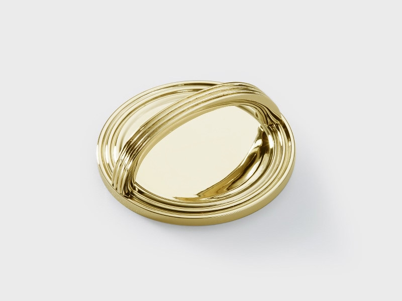 Мебельная ручка-кольцо Armac Martin 2830 полированная латунь