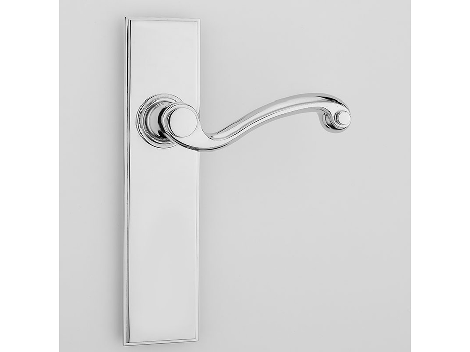 Дверная ручка Frank Allart на планке 5911A7766 полированный хром