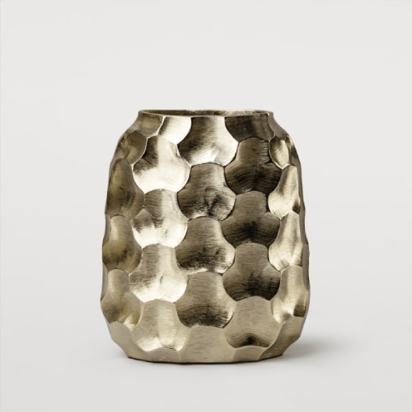 Ваза из металла Furnitek SHINY GOLD