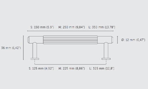 Мебельная ручка кнопка Buster & Punch GFK-05316 латунь