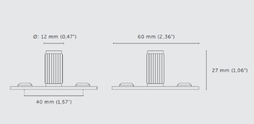 Мебельная ручка кнопка Buster & Punch GFK-35319 