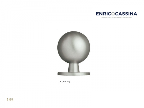 Мебельная ручка Enrico Cassina 165 матовый хром