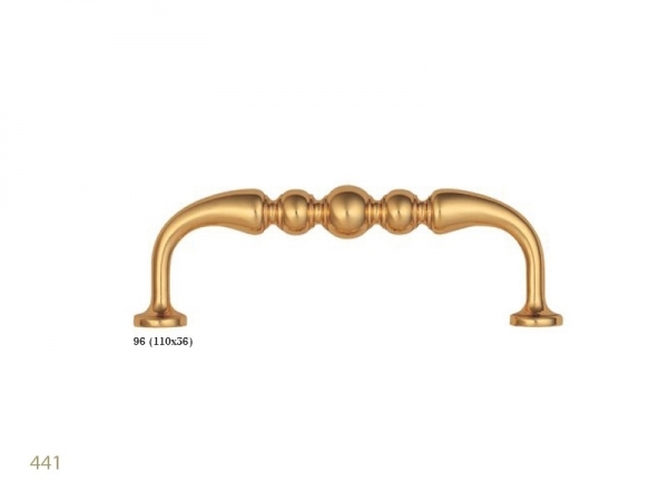 Мебельная ручка Enrico Cassina 441 полированная латунь