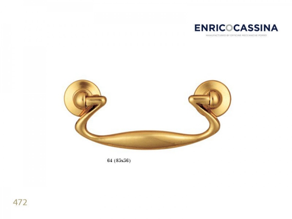 Мебельная ручка Enrico Cassina 472 полированная латунь