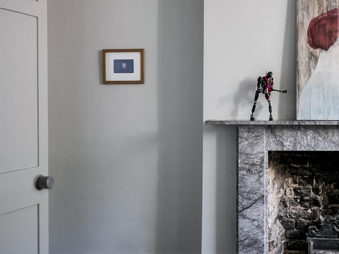 Дверная ручка-кноб D-50mm Buster and Punch Linear GDK-02257 черный