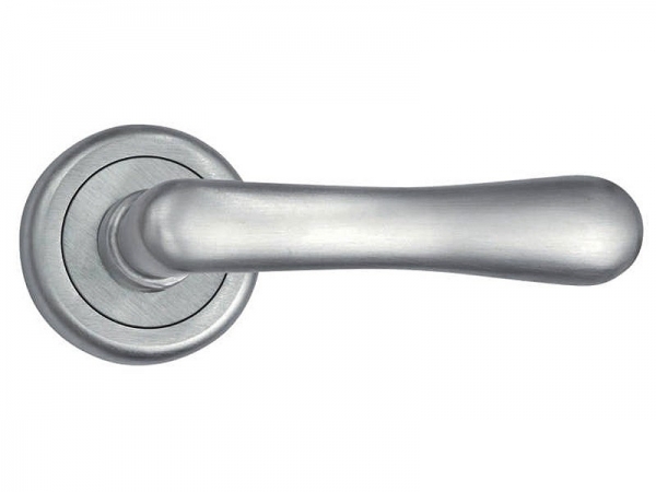 Дверная ручка на розетке Enrico Cassina ANJA 480190 матовый хром