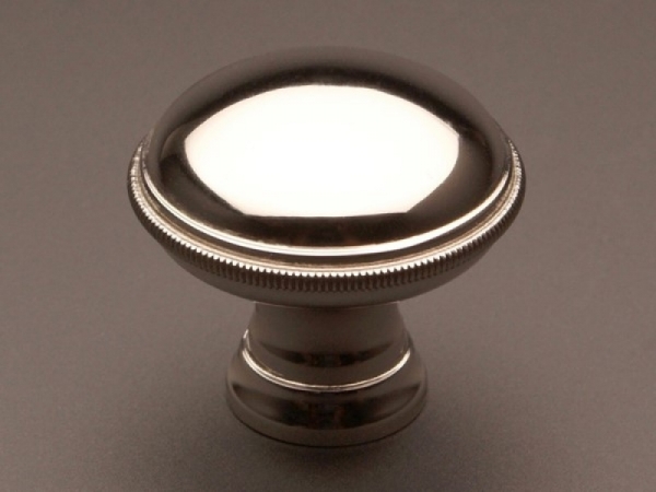 Мебельная ручка-кнопка Hamilton CK019K полированный никель