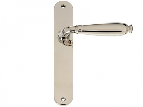 Дверная ручка на планке Enrico Cassina EILEEN 480901 полированный никель