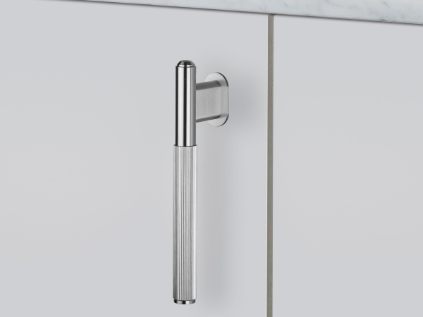 Мебельная L-образная ручка Buster & Punch GLB-07325 матовый хром