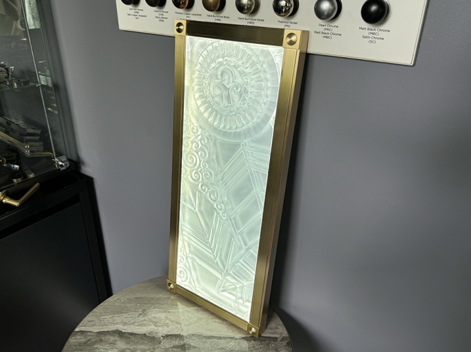 Светильник настенный FURNITEK FG-700 в латунной раме