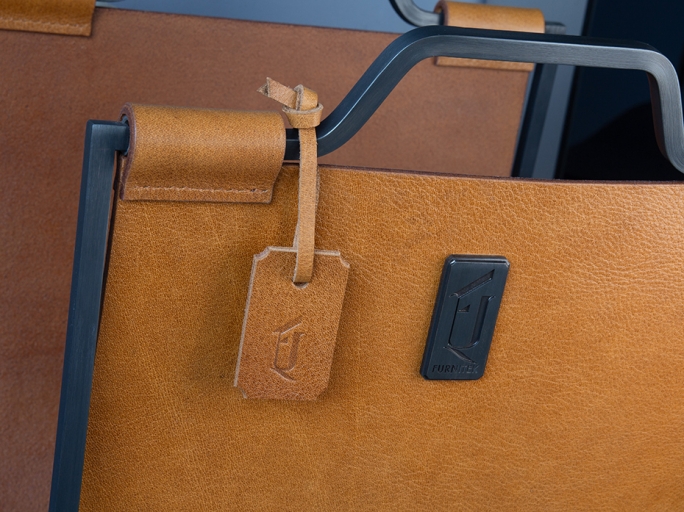 Подставка под сумки большая FG-12028БП чернёная полированная латунь