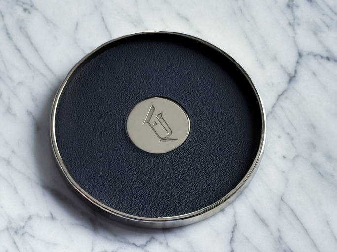 Набор премиальных костеров из натуральной кожи FURNITEK FG-419 (5шт) цвет синий