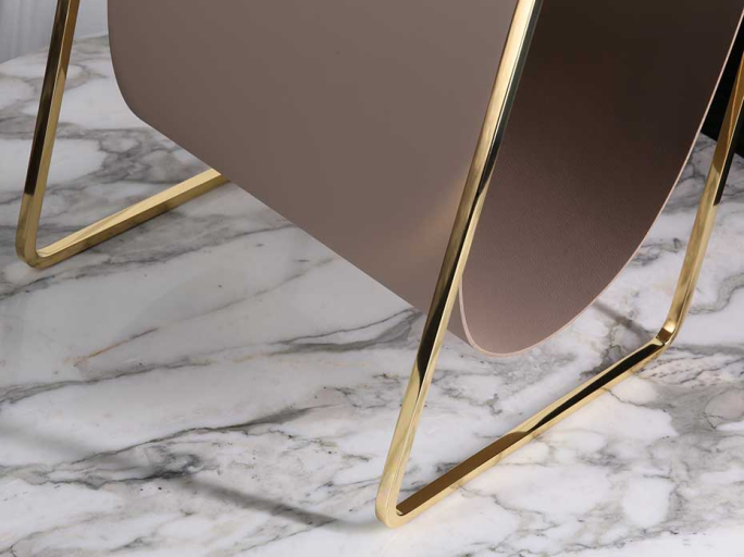 Подставка под сумки FG-155 полированная латунь