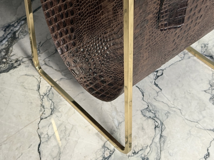 Подставка под сумки FG-187 полированная латунь