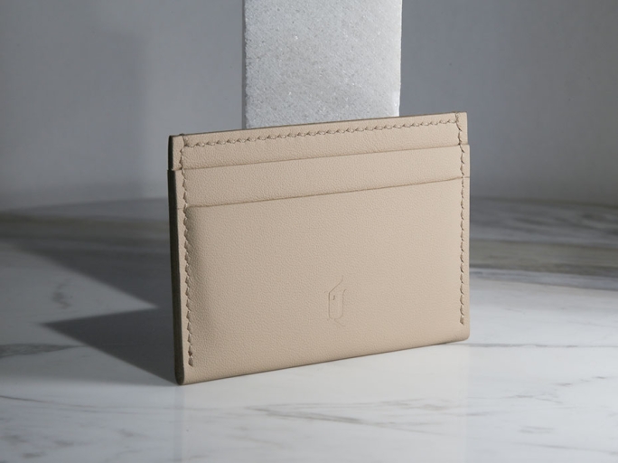 Картхолдер из натуральной кожи FURNITEK модель FG-041007 Elegans Power Beige, № 1