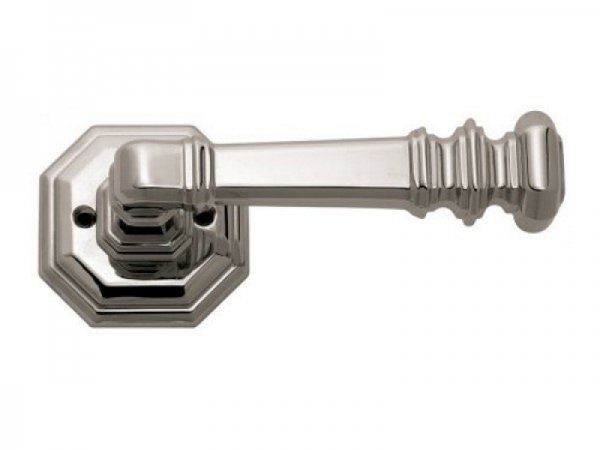 Дверная ручка на розетке Enrico Cassina JEANNE C10111 полированный хром