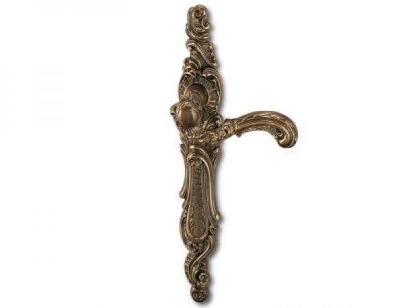 Дверная ручка на планке Salice Paolo SAMARRA 4271 античная бронза