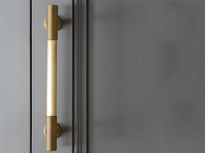 Мебельная ручка-скоба Armac Martin Sparkbrook 210мм матовая латунь