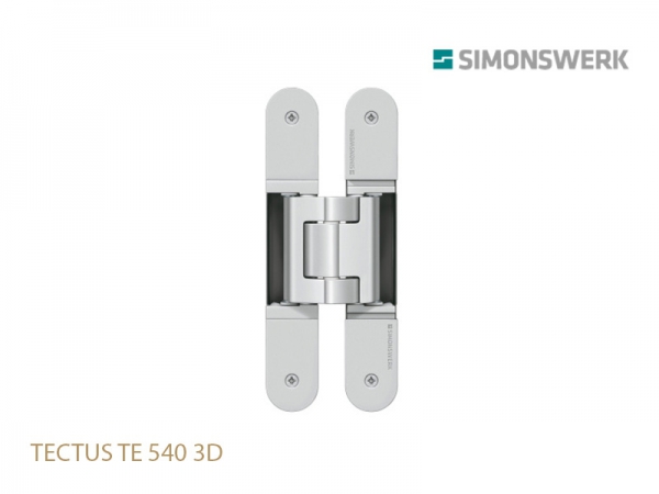 Петля скрытая SIMONSWERK TECTUS TE 540 3D до 120 кг матовый хром