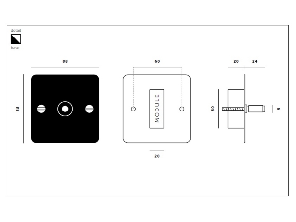 Выключатель тумблерный Buster & Punch одинарный UK-TO-CO-1G-BL-ST латунь чернёная 