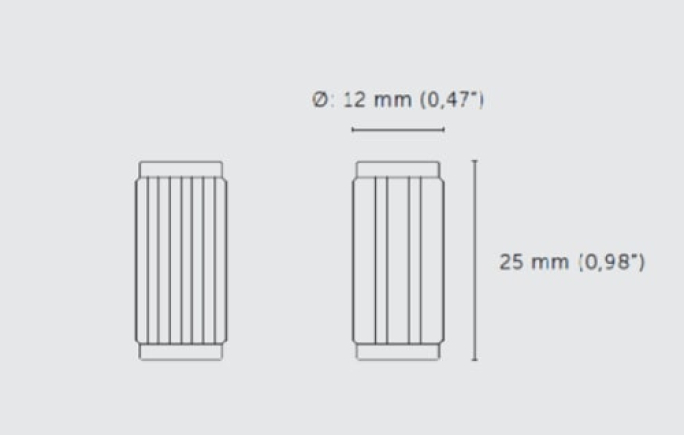 Мебельная ручка кнопка на планке Buster & Punch GFK-07320 хром