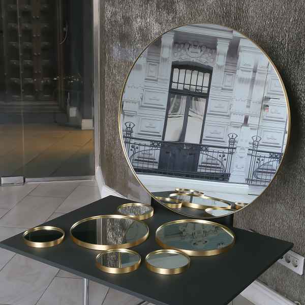 Зеркала в латунных рамах в наличии и под заказ