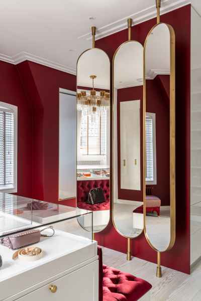 Латунные стойки с зеркалами FURNITEK